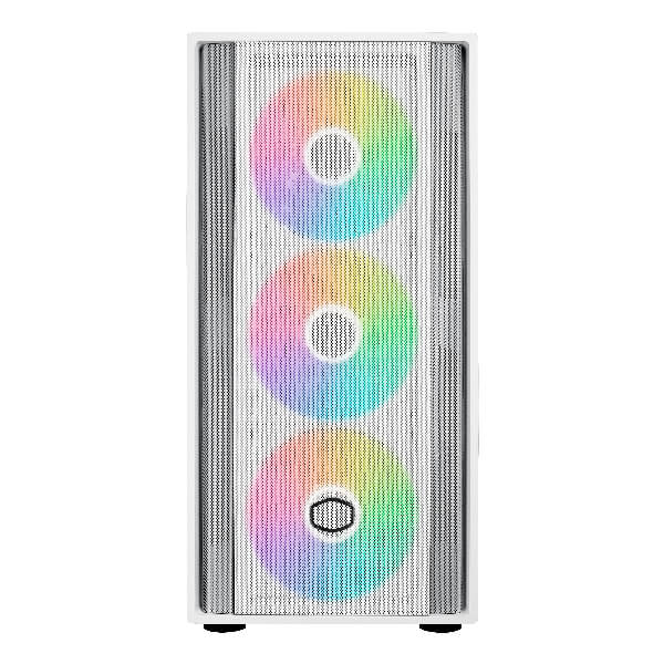 Cooler Master MasterBox 600 ARGB White E-ATX Mid Tower Case